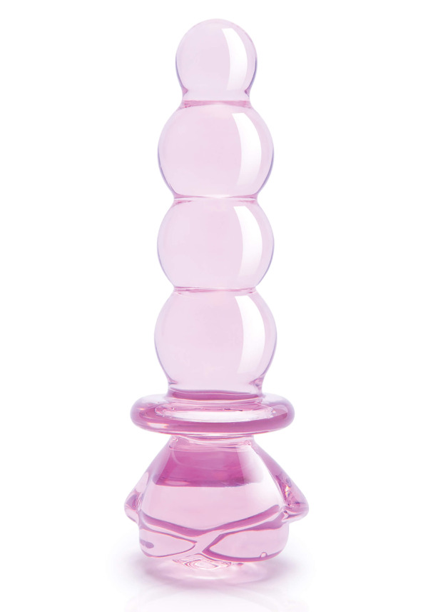 Glaze Glass - Rosebud Beaded Plug