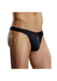 Herren Zip String schwarz S-M
